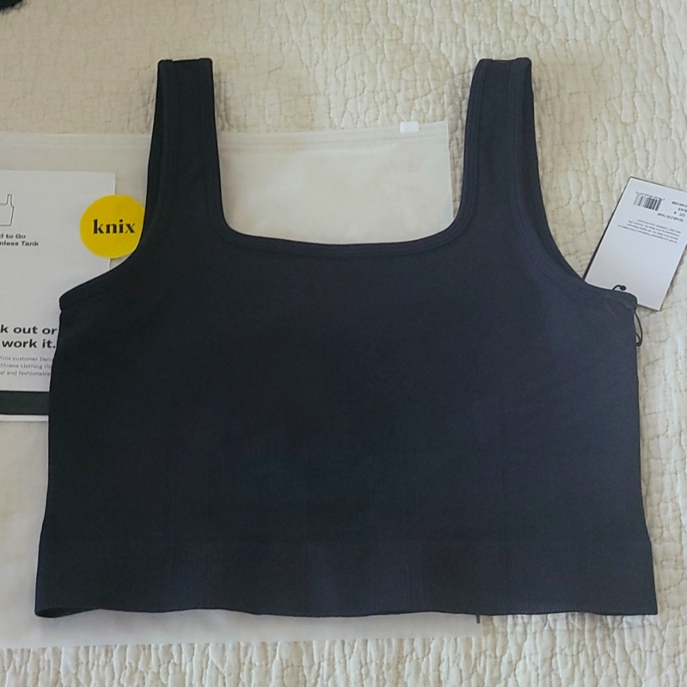 NWT black Knix sports tank